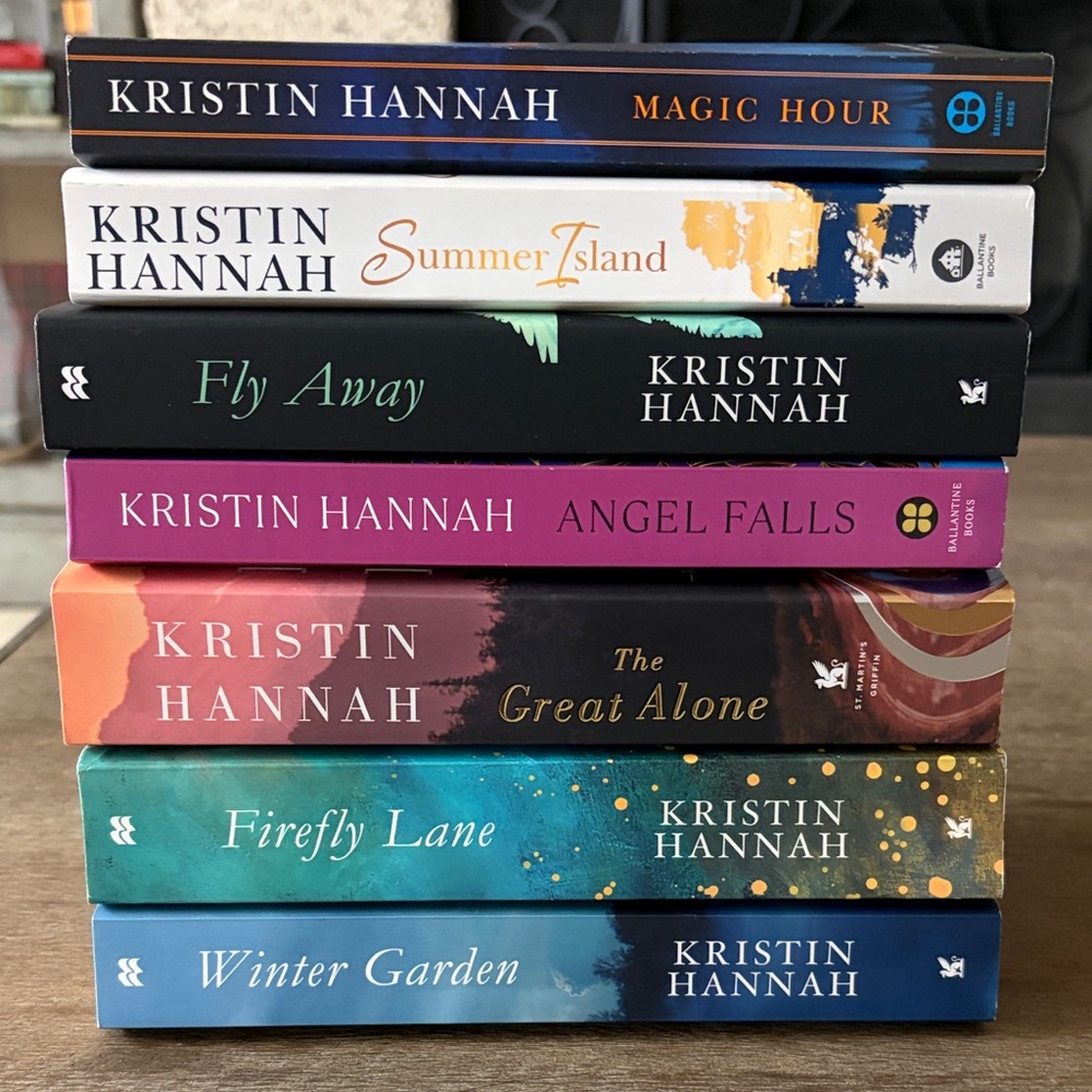 Set of 7 Kristin Hannah Paperbacks